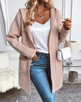 Elegant longline cardigan with pockets - Lindsay
