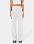 Elke - High-Waisted Trousers with Elastic Waistband