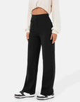 Elke - High-Waisted Trousers with Elastic Waistband