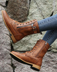 Eugenie – Orthopaedic Side Zip Leather Boots