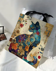 Feline - Large Capacity Cat Pattern Tote Bag