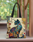 Feline - Large Capacity Cat Pattern Tote Bag