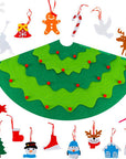 Felt Christmas tree - Encourages creativity and festive fun