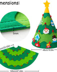 Felt Christmas tree - Encourages creativity and festive fun