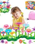 Flower Garden Construction Set (46 pieces) | Stimulate Creativity & Love of Nature