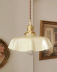 French Brass Pendant Lamp - BrassChic