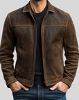 Fynn – Zip Leather Jacket