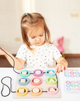 Geometric Lacing Board - Enhance Learning and Creativity