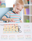 Geometric Lacing Board - Enhance Learning and Creativity