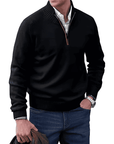 Gibson - Stylish Cashmere Zip-Up Jumper