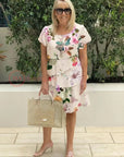 Gilla - Multi Plant Cascading Floral Dress