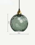 Glass Globe Pendant Lamp - LumiSphere