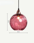 Glass Globe Pendant Lamp - LumiSphere