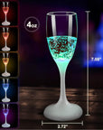 GlowVino – LED Light-Up Wine and Champagne Glasses