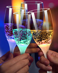 GlowVino – LED Light-Up Wine and Champagne Glasses