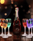 GlowVino – LED Light-Up Wine and Champagne Glasses