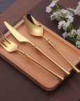 Golda | Gold Cutlery Set