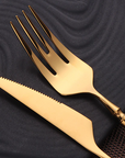 Golda | Gold Cutlery Set