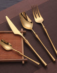 Golda | Gold Cutlery Set