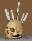 Gothic Skull Knife Holder