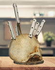 Gothic Skull Knife Holder