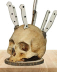 Gothic Skull Knife Holder