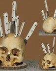 Gothic Skull Knife Holder