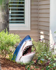 Great White Shark Garden Art
