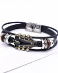 Guitarista - Leather Bracelet for Guitarists