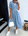 Heleena - Trendy Denim Dress