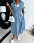 Heleena - Trendy Denim Dress
