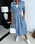 Heleena - Trendy Denim Dress