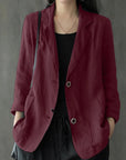 Herlinde – Elegant Long Sleeve Blazer