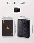 KaartMeesters - Black Waterproof Poker Cards with Box