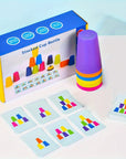 KidzCognitief - Stacking Cup Puzzle Game for Cognitive Development