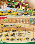 KidzConstruct - Construction Vehicles Play Set Advent Calendar Educational and Creative
