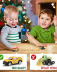 KidzConstruct - Construction Vehicles Play Set Advent Calendar Educational and Creative