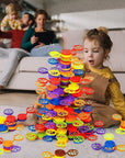 KidzWiz - Rainbow Tree Stacking Game for Children Educational and Fun