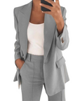 Ladies' Blazer with Trousers - Elegant and Stylish