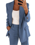 Ladies' Blazer with Trousers - Elegant and Stylish