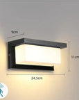 Laguna - LED Outdoor Wall Light with Motion Sensor