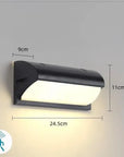 Laguna - LED Outdoor Wall Light with Motion Sensor