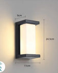 Laguna - LED Outdoor Wall Light with Motion Sensor