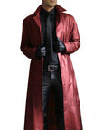 Long Leather Jacket for Men