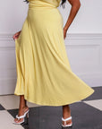 Lulah Draped Maxi Dress with Integrated Bra