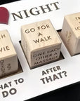 Luxury Gift - Wooden Date Night Dice Set Romantic and Exciting