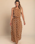 Lyna - Polka Dot Maxi Dress