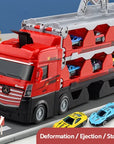 Mega Hauler Lorry with Detachable Race Track