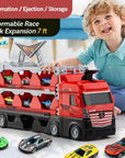 Mega Hauler Lorry with Detachable Race Track