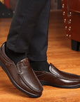 Men's Genuine Leather Slip-On Shoes